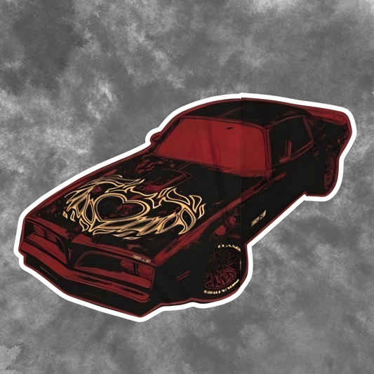 Clandestine Industries Bartskull Pontiac Firebird Vinyl Sticker