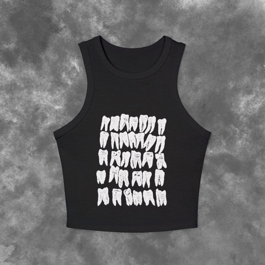 With Teeth | Women's Micro Rib Racer Tank Top